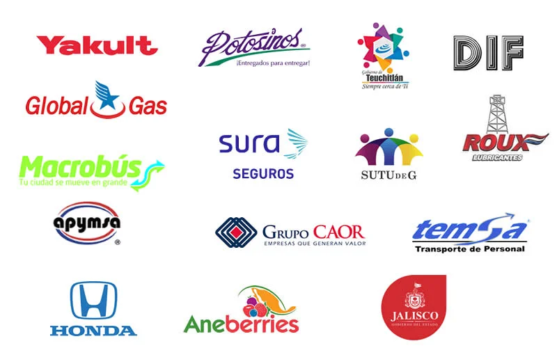 Logos de empresas de nuestros clientes